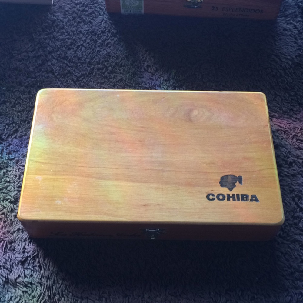 Empty cigar box